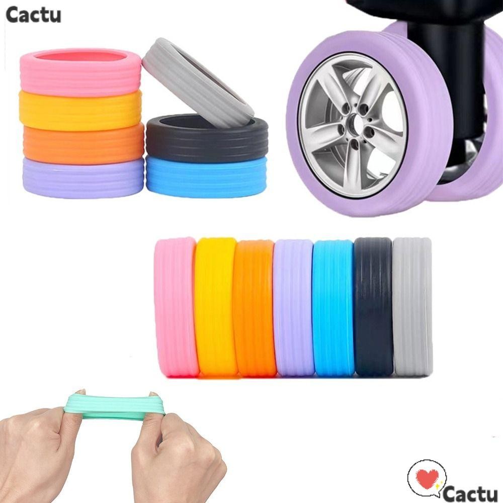 Cactu ฝาครอบล้อกระเป๋าเดินทาง ลดเสียงรบกวน 8 ชิ้น ต่อชุด