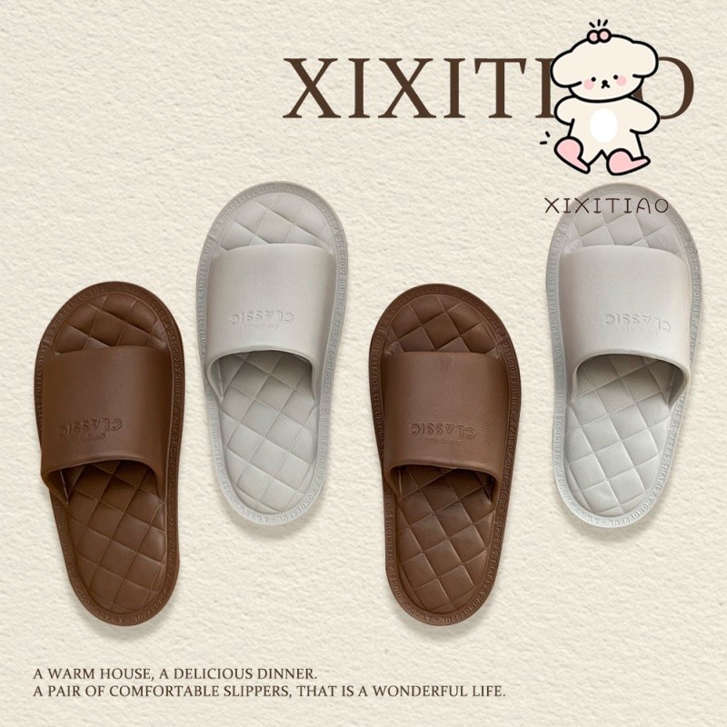 Xixitiao รองเท้าแตะ พื้นนิ่ม น้ําหนักเบา ใส่สบาย เหมาะกับใส่ในบ้าน ห้องน้ํา สําหรับผู้หญิง