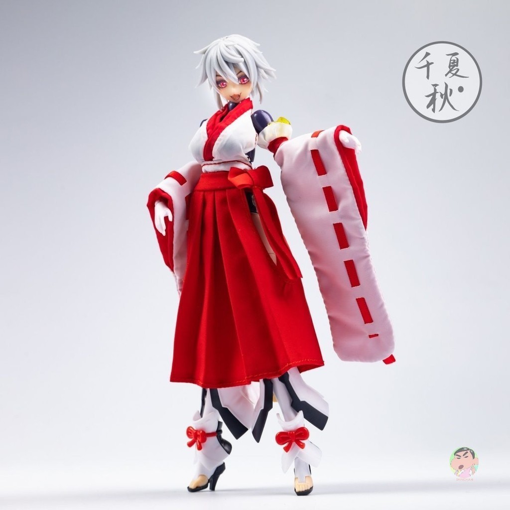 Qiu Action Figure 1/12 Miko costume