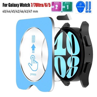 SAMSUNG สําหรับ ซัมซุง กาแลคซี นาฬิกา 7 6 5 8 40 44 มม.กระจก…