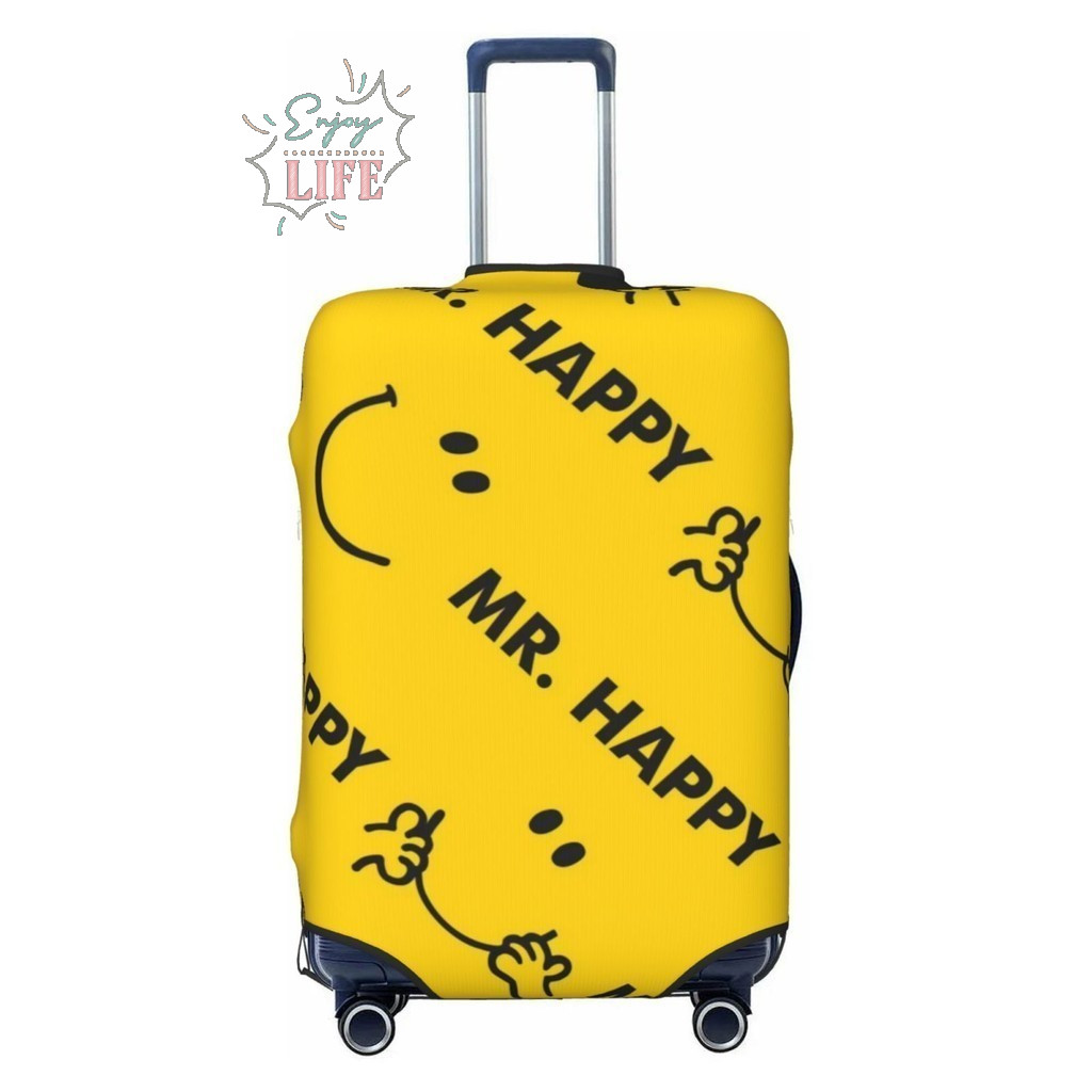 การ์ตูน Mr.men และ Little Miss กระเป๋าเดินทางยืดหยุ่นล้างทําความสะอาดได้ยืดกระเป๋าเดินทาง Protector Anti-Scratch กระเป๋าเดินทาง S070402