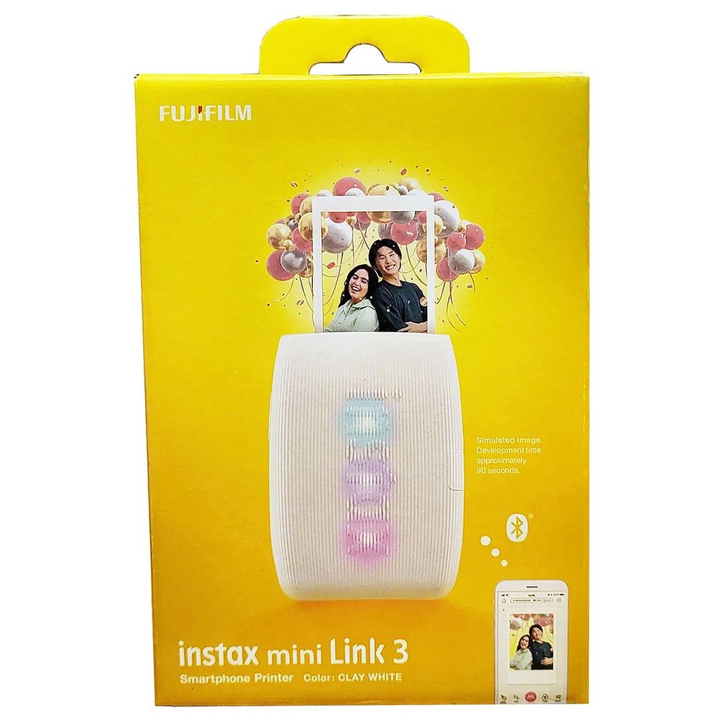 Fujifilm instax mini Link 3 Smartphone Printer (Clay White), FI033W