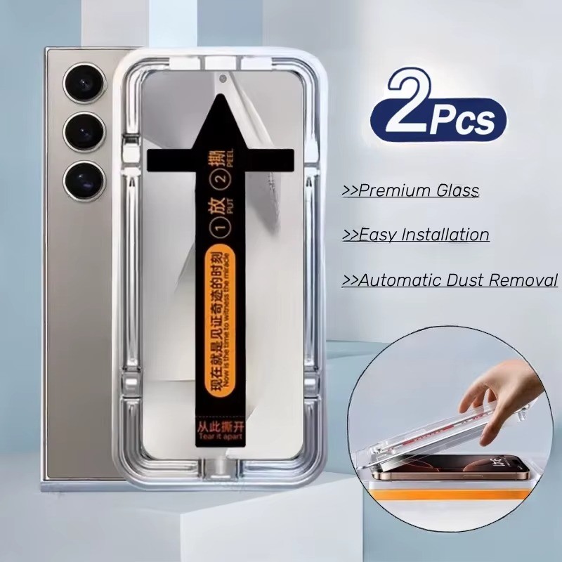 Lereach 3D เลนส์ป้องกันฟิล์มสําหรับ Samsung Galaxy S26 S25 S24 Ultra S25 FE Plus S25 Edge โทรศัพท์กล้องเลนส์ 1-2 ชิ้น HD Clear กระจกนิรภัยติดตั้งง่าย