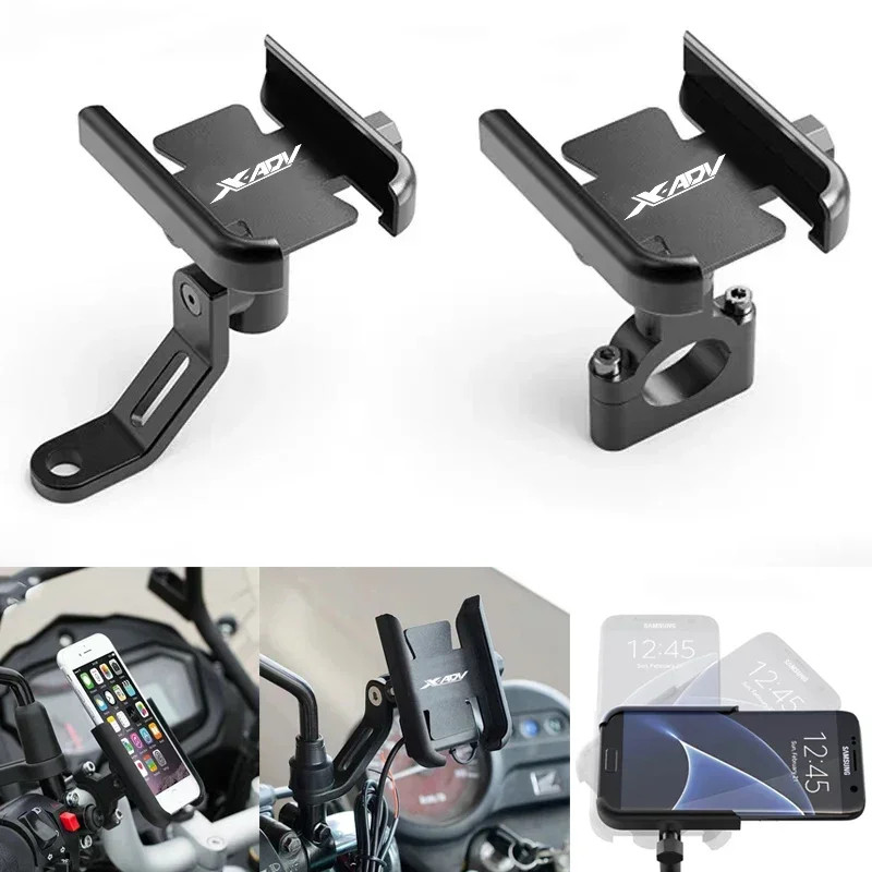สําหรับ HONDA X-ADV 750 2017 - 2024 ที่จับมือถือมอเตอร์ไซค์ GPS ของแต่ง XADV750