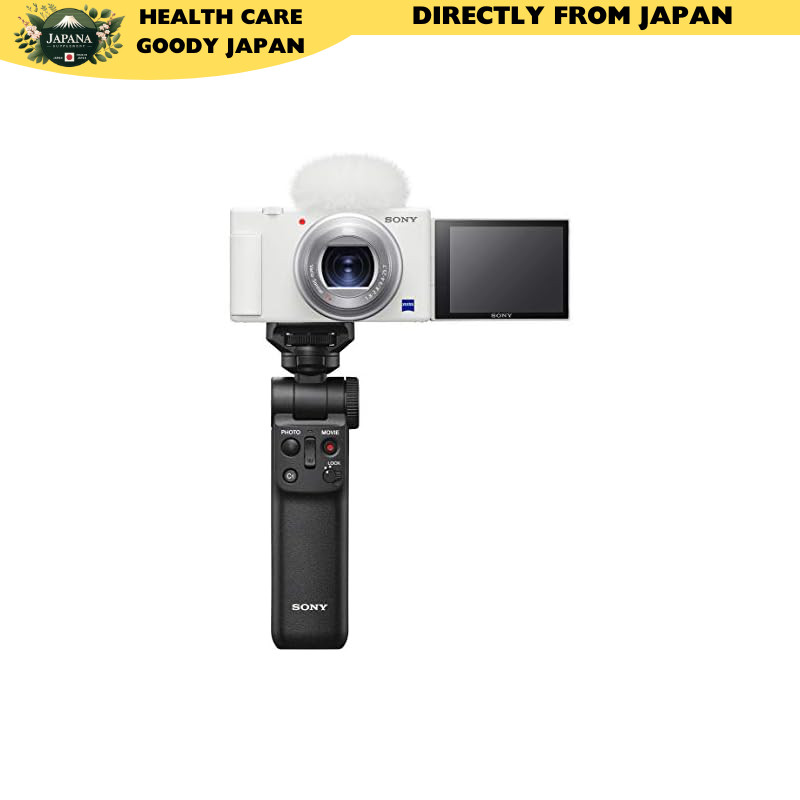 SONY Compact Digital Camera VLOGCAM Vlog Camera ZV-1 Shooting Grip Kit (Included Grip: GP-VPT2BT Bla