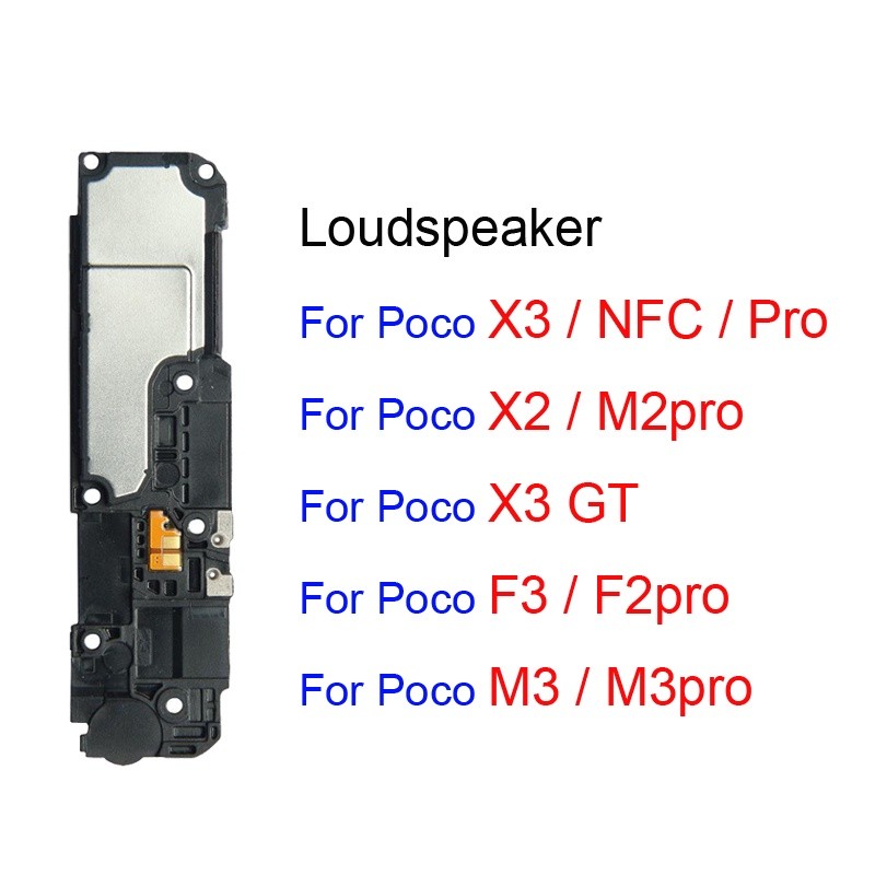 ลําโพง Loud Ringer Buzzer ลําโพงสําหรับ Poco X3 NFC Pro GT M3 F3 M2 X2 F2