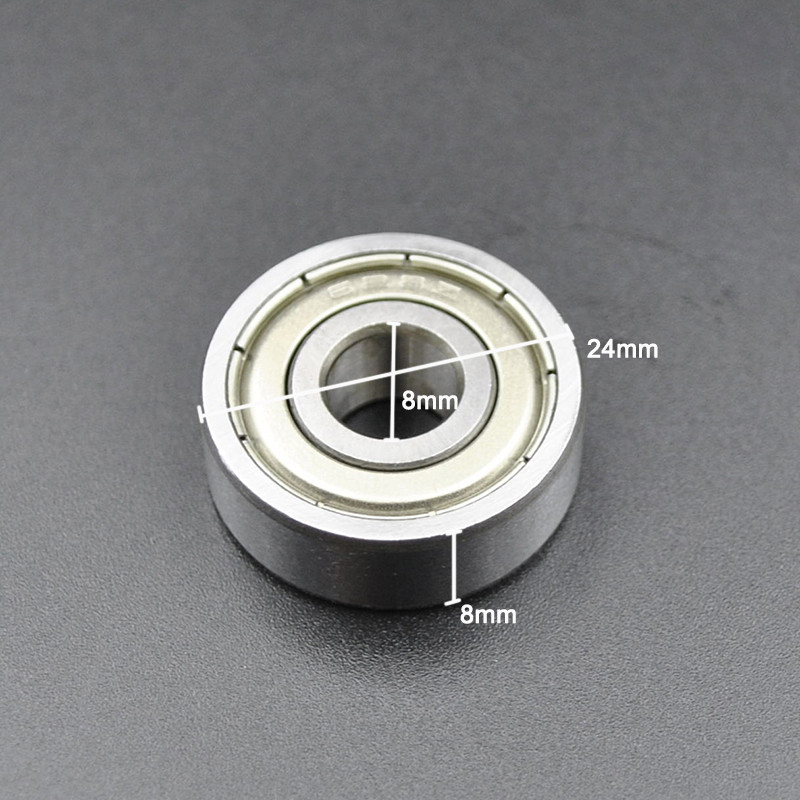 10 ชิ้น Mini แบริ่ง 628ZZ 8 * 24 * 8 มม. Chrome เหล็ก 628Z 628 ZZ 2Z แบริ่ง