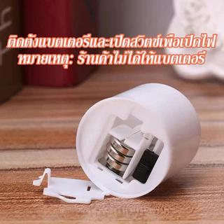 YTL โคมไฟ LED รูปเทียนคริสต์มาส เทียนอิเล็กทรอนิกส์ ไฟตกแต่ง สไตล์โรแมนติก สามารถถอดเปลี่ยนถ่านได้