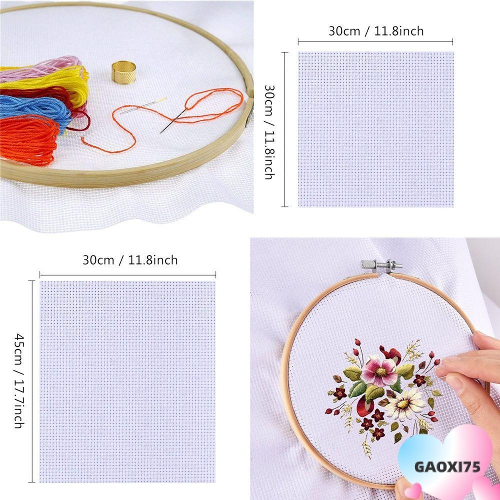 Gaoxi75 Aida Cloth DIY Craft Canvas Cotton Cross Stitch