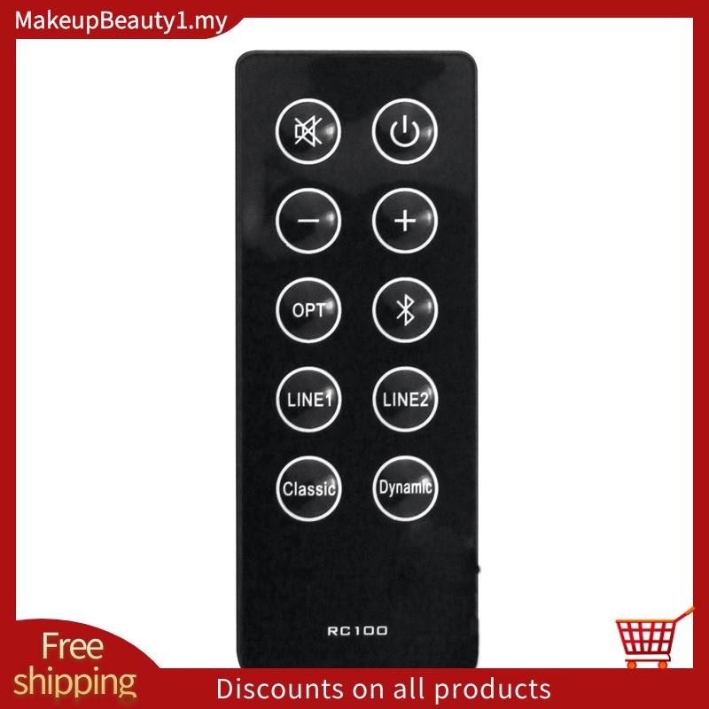[ใน]แทนที่ RC10D RC100 รีโมทคอนโทรลสําหรับ R2000DB Soundbar ขับเคลื่อนลําโพงบลูทูธชั้นวางหนังสือพลาส