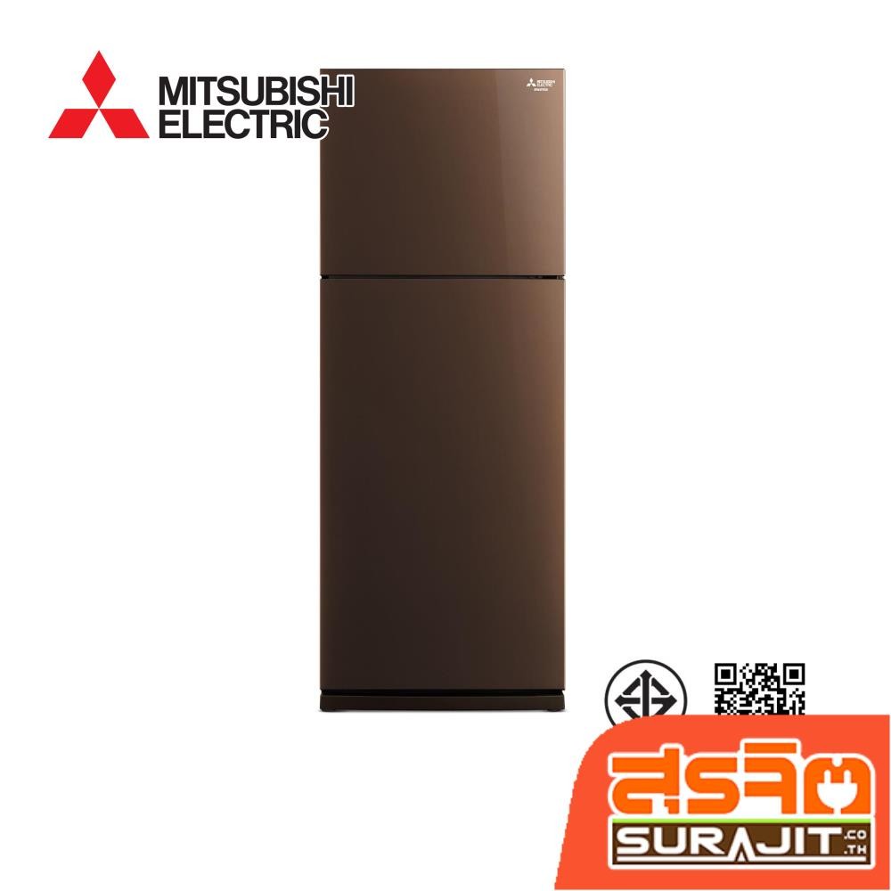MITSUBISHI ตู้เย็น 2 ประตู ขนาด 416ลิตร 14.6คิว สีน้ำตาล รุ่น MR-FS45EY BR (24146)