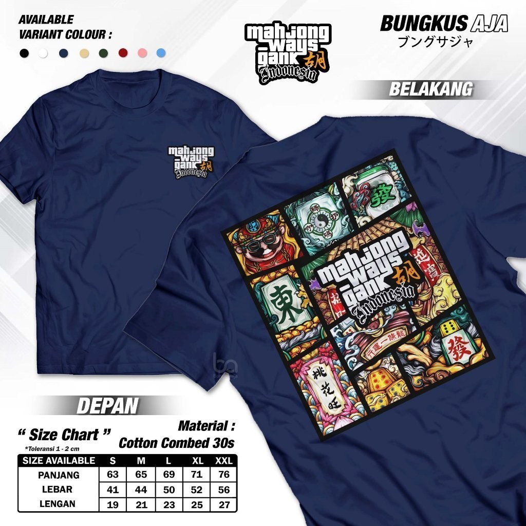 Mahjong Ways Gank อินโดนีเซีย GTA สไตล์เสื้อยืด - Mahjong Majong PG Soft Packoy Maxwin Pragmatic Pla