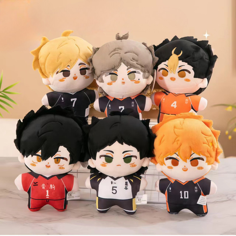 20 ซม.Haikyuu ของเล่นตุ๊กตา Hinata Shoyo Tobio Kageyama Yu NishoyaOikawa Tooru ตุ๊กตาตุ๊กตาโซฟาตกแต่ง