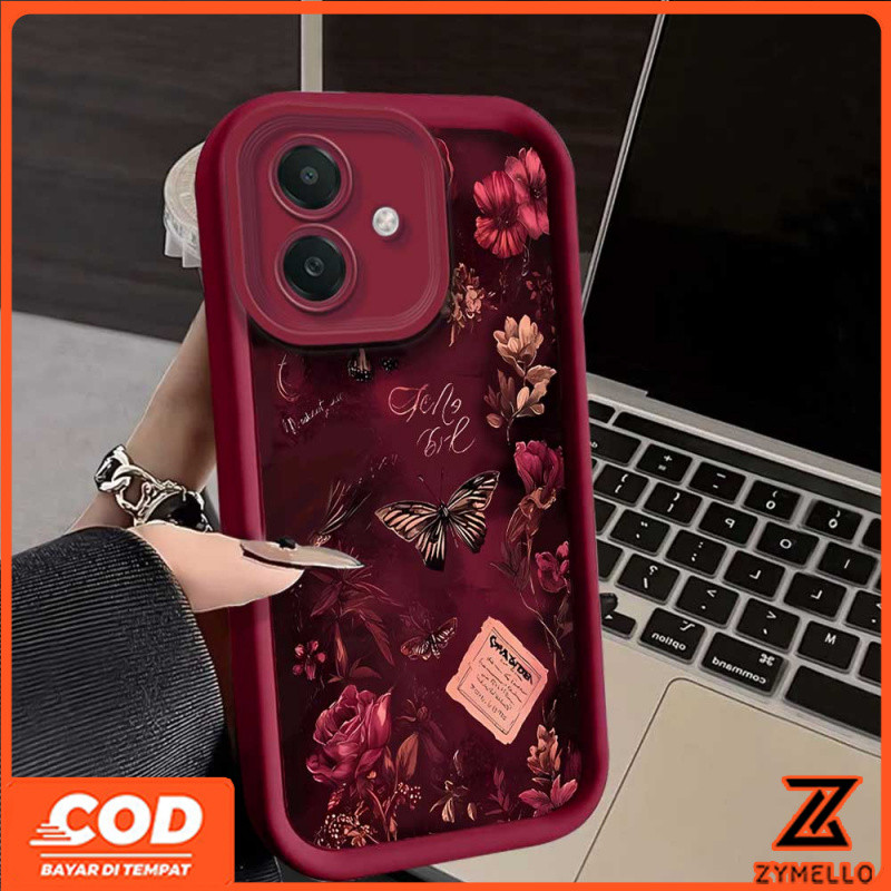 สําหรับOPPO A6X A6 A5X A5 5G A3X A3 PRO A5 Pro A80 A60 A79 A38 A18 A17 A57 2022 4G A78 A58 A7 A5S A12 เคสโทรศัพท์TPUที่สวยงามRose – โปรปัง