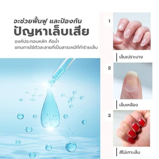 FLOWERORA เบส-ทอปโค้ท รองพื้นเคลือบเงาเล็บ สีทาเล็บกึ่งเจล ไม่ต้องอบ ไม่มีกลิ่นฉุน