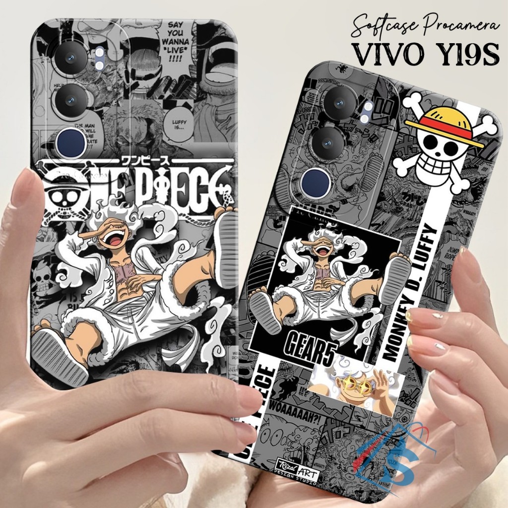 HP [SHARKCASE] Softcase สําหรับ Vivo Y19S 4G 2024 / Y03 / Y03T / Y18 / Y28 / Y17S / Y27S / Y27 4G / 