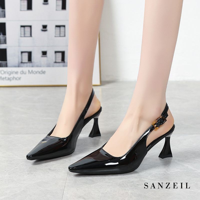 BestPromo Sanzeil Ye Jin Womens Sling Back Heels 9080