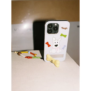 Tagi. Haha Little Tail Metal Bracket Phone Cases เคสไอโฟน 16 pro max เคส iphone 17 16 15 14 pro max