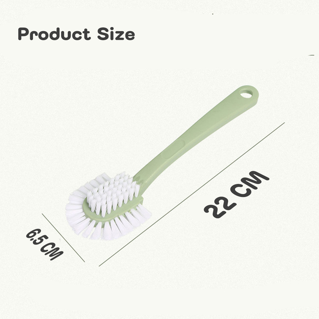🔷ส่งด่วน🔷 แปรงขัดรองเท้า แปรงขัดอเนกประสงค์ ด้ามจับกันลื่น 360 องศา มีรูสำหรับแขวน - รูปที่ 6