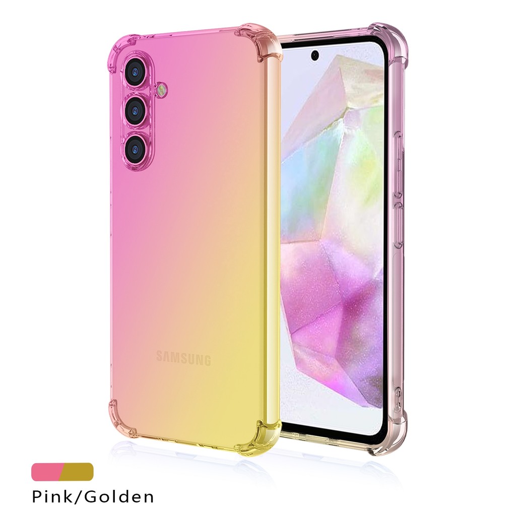 SAMSUNG สําหรับsamsung Galaxy A26 A36 A56 A16 5G A06 น่ารักGradient Slim Anti Scratchยืดหยุ่นTPUกันกระแทกฝาครอบโทรศัพท์กรณี - รูปที่ 6
