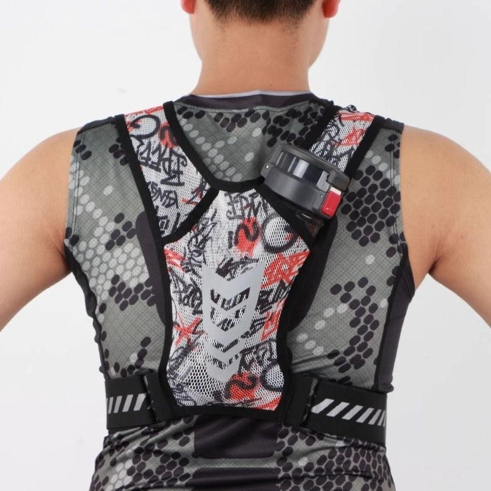 KODICE กระเป๋าเป้สะพายหลังวิ่งสะท้อนแสง,สายรัดปรับได้น้ําหนักเบากีฬาวิ่งเสื้อกั๊ก,กระเป๋าซิปสากลระบายอากาศออกกําลังกายวิ่งที่วางโทรศัพท์ผู้ชายและผ