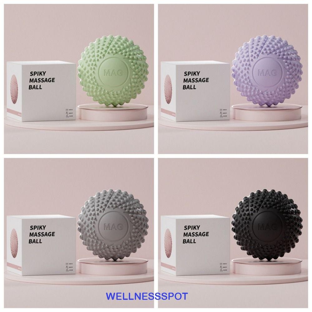 Wellnessspot ลูกบอลนวด, บรรเทากล้ามเนื้อผ่อนคลายนวดเท้า, มัลติฟังก์ชั่ทนทานนํากลับมาใช้ใหม่ Plantar Fasciitis Reliever โยคะ Fascia Ball คนทั้งหมด