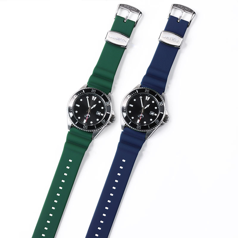 สายนาฬิกาซิลิโคนสําหรับ Seiko Diver ดําน้ํา Skx007 Skx009 ทูน่า 20 มม.22 มม.ยางนุ่มนาฬิกา Quick Release สายกีฬา Universal สร้อยข้อมือผู้ชายผู้หญิงสายรัดข้อมือ