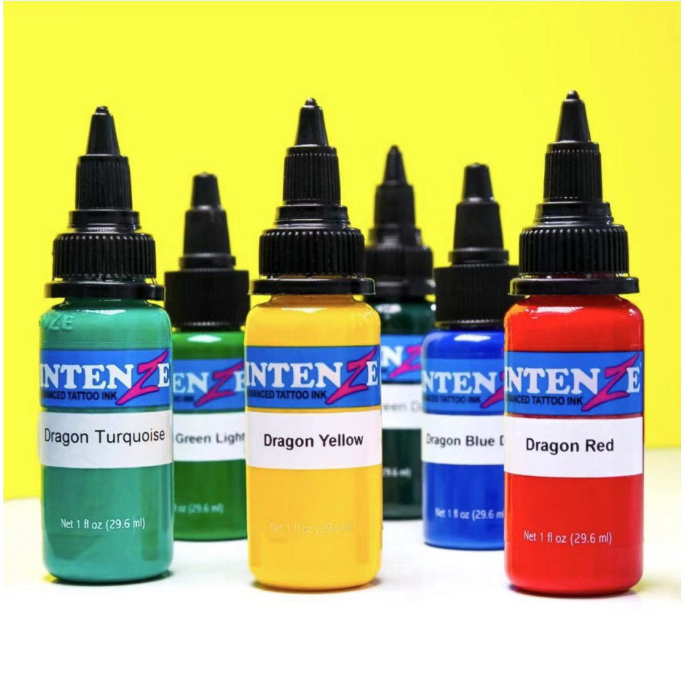 【Preferred】INTENZEเจตนาให้หมึกสัก 1 ออนซ์ 30 ml 14 สีรอยสักสำหรับหมึกสักชุดหมึกสักลายมืออาชีพให้เป็น
