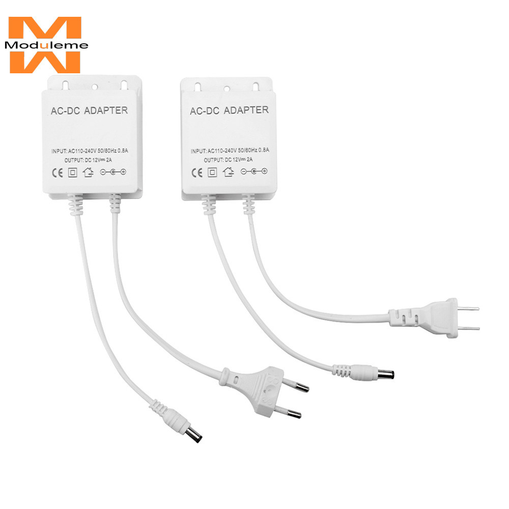 Ac100-240v to DC12V2A อะแดปเตอร์สายไฟ LED สําหรับกล้องวงจรปิด