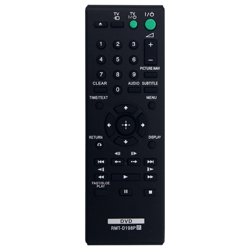 อะไหล่รีโมตคอนโทรล แบบเปลี่ยน สําหรับ Sony DVD SR760 SR170 DVPSR170 DVPSR370 RMTD198P RMT-D198P