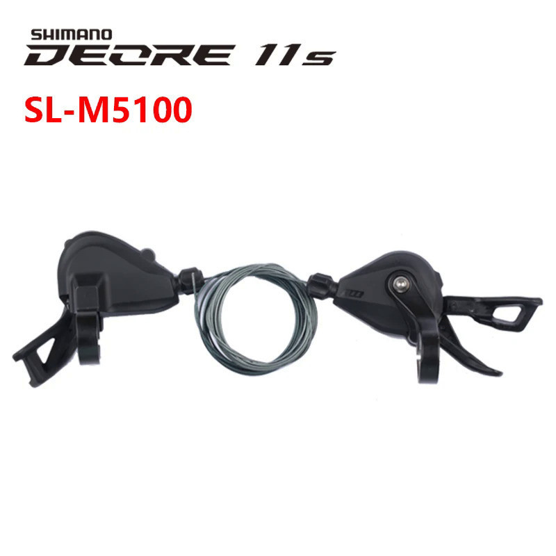 Shimano DEORE 11S M5100 Shifter RAPIDFIRE PLUS Shifter Lever SL-M5100-L/SL-M5100-R สําหรับจักรยานเสื