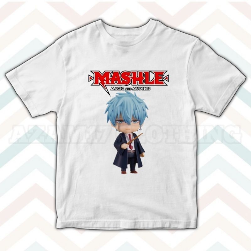 2024Children's T-shirt เสื้อยืด พิมพ์ลาย Mashle MAGIC AND MUSCLES NETFLIX สําหรับเด็กผู้ชาย และเด็กผ
