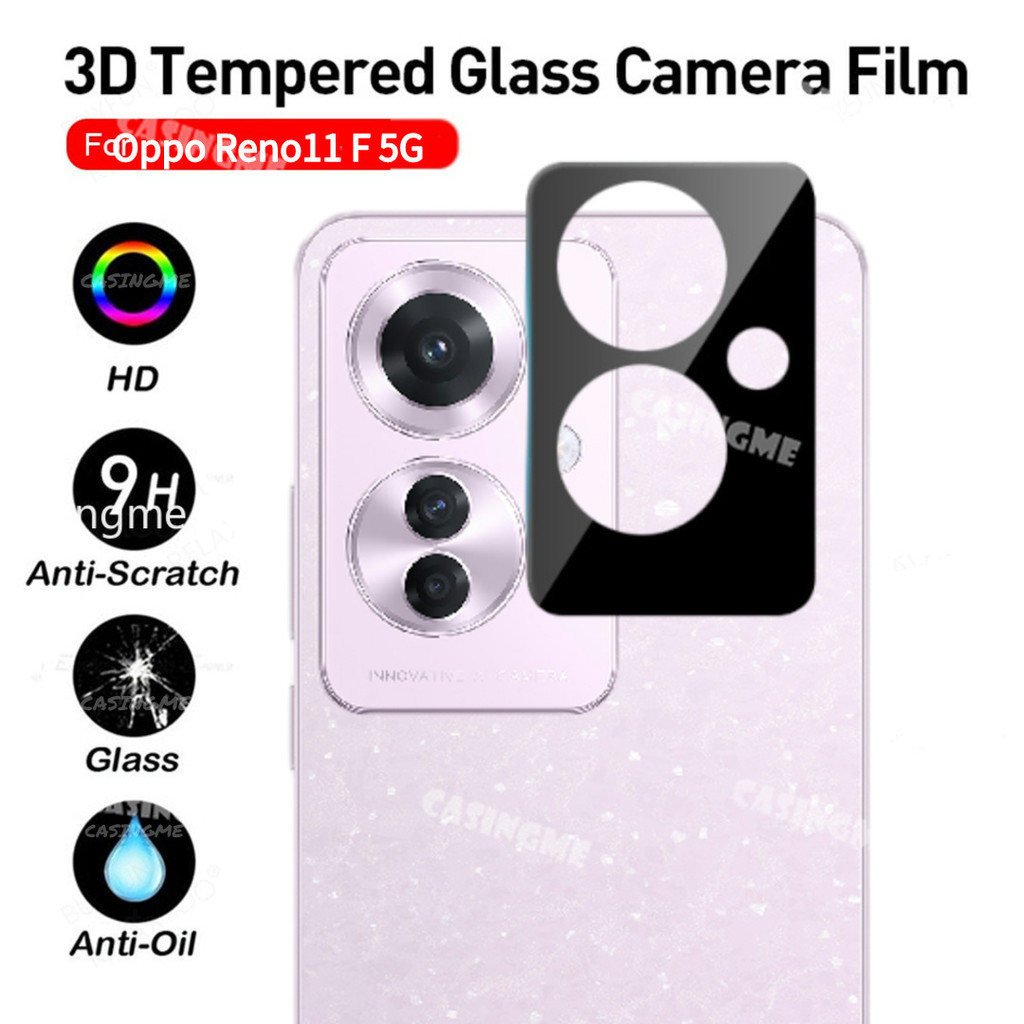 ฟิล์มกระจกนิรภัยกันรอยเลนส์กล้อง 3D สําหรับ Oppo Reno11 F 5G Oppo Reno11F Reno 11F Reno 11 F F11 OppoReno11F 5G