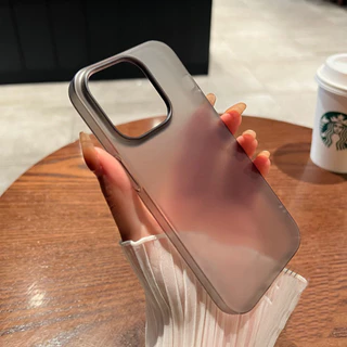เคสโทรศัพท์มือถืออะคริลิคใส แบบแข็ง เคสไอโฟน กันกระแทก ปิดด้านหลัง สําหรับ iPhone17 ProMax 11 16 12pro 13Pro Max