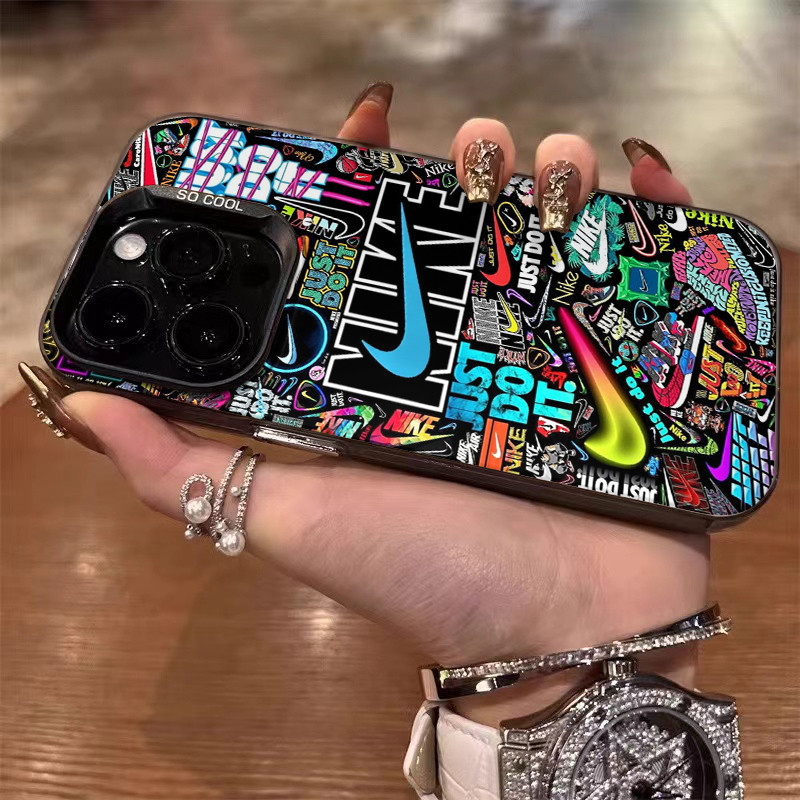 เคสไอโฟน 15/14/13/12/11 Pro max Creative Luxury เทรนด์ซิลิโคนแมท Compatible Case iPhone 11,12,13,14,15,16,11PM,12PM,13PM,14PM,15PM,16PM,16Plus,X/Xs, XR,7 +,8Plus