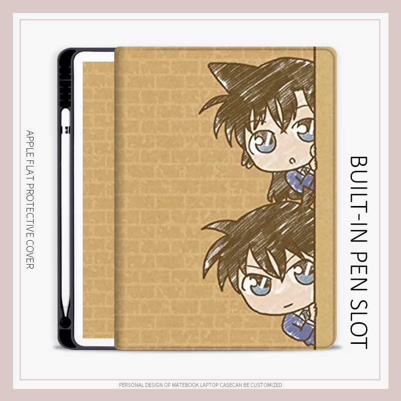 เคส ลายโคนัน พร้อมช่องใส่ปากกา สําหรับ iPad pro11 12.9 รูปที่ 3