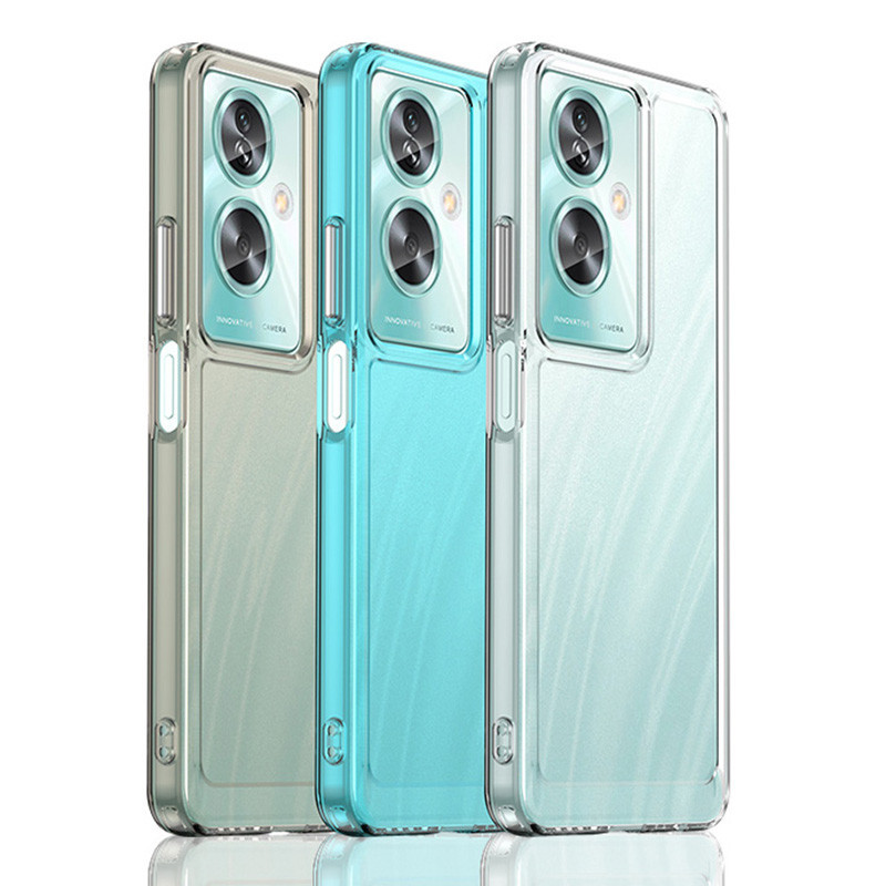 สําหรับ OPPO A79 5G Ultra Thin Anti-Fall Candy Color Clear Gel TPU Case Cover