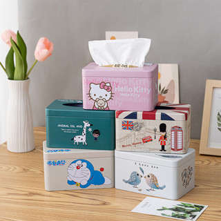 กล่องทิชชู่ครัวเรือนห้องนั่งเล่นสร้างสรรค์สก์ท็อปน่ารักจานดี…