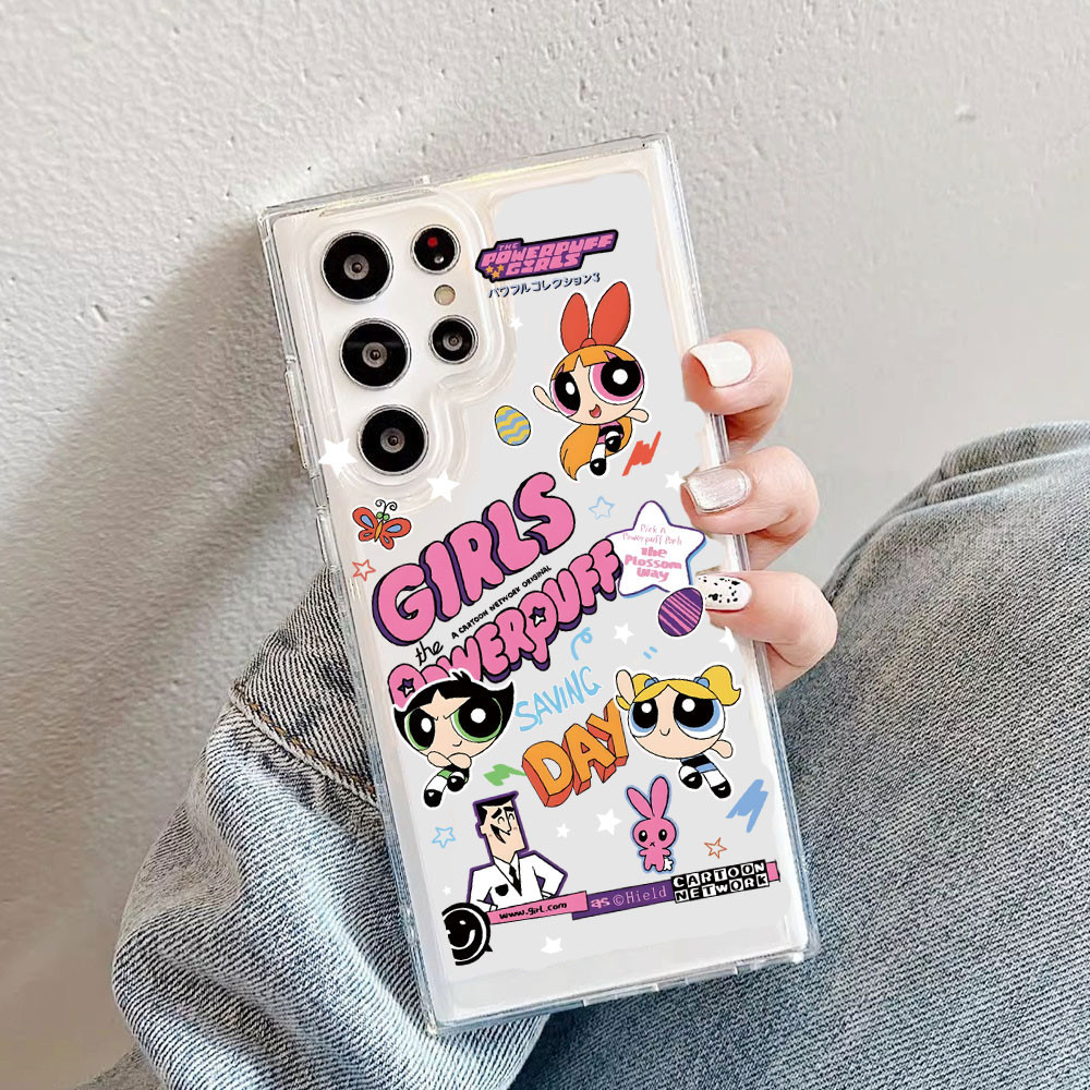 เคสโทรศัพท์มือถือ ใส ลายการ์ตูน น่ารัก Samsung A06 A16 A55 A15 A25 A35 A05 A05S A14 A24 A34 A54 S24 S22 S23 FE ULTRA