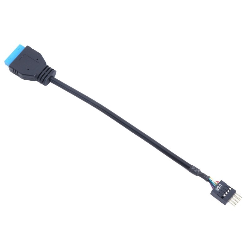 R* USB 3 0 20Pin Header Female to USB 2 0 9Pin Male Adapters Converters Cable