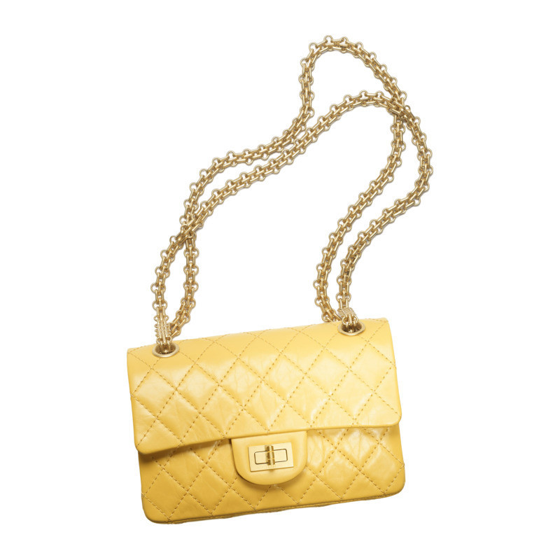 Chanel/Chanel 2023 New Womens Calf Leather 2.55 Mini Flap Bag Shoulder
