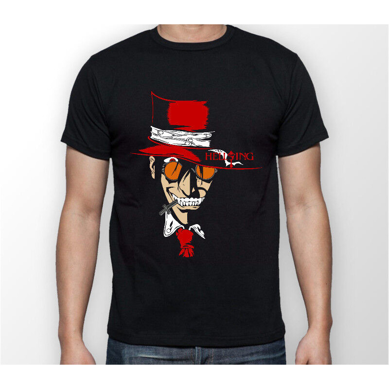 Hellsing Alucard Face Hell Sing อะนิเมะเสื้อยืด Unisex