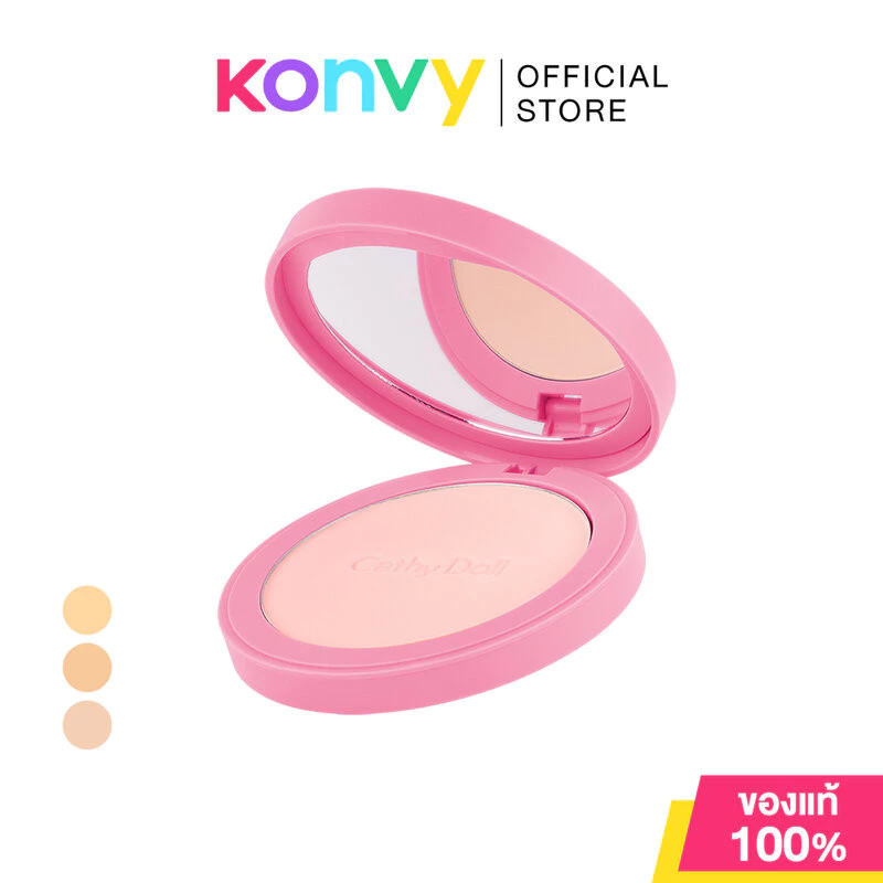 Cathy Doll CC Speed WhiteX3 Powder Pact SPF40 PA+++ 12g #21 Light Beige แป้งฝุ่นอัดแข็งอณูเล็กเนียนละเอียด เคที่ดอลล...