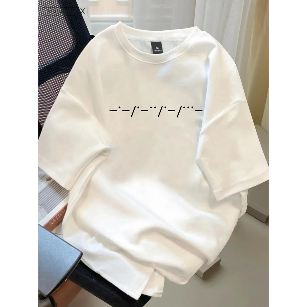พร้อมส่ง เสื้อ พร้อมส่ง เสื้อยืดแขนสั้น คอกลม โอเวอร์ไซซ์ สไตล์เกาหลี แฟชั่นสําหรับผู้ชาย และผู้หญิง