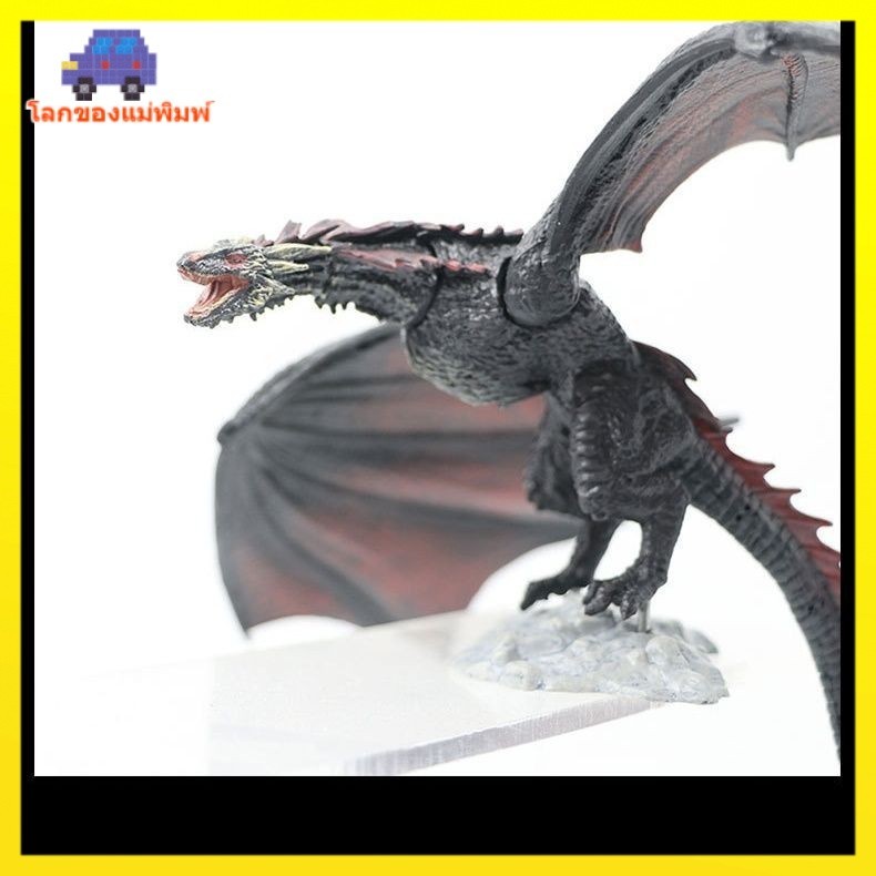 เกมในประเทศบัลลังก ์ McFarlane Dragon Mother Black Dragon Dragon Dragon Mother Mount Drogon 20 ซม.สา