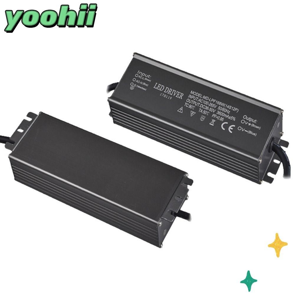 Yoohii LED Driver Power Supply, 50W AC 85-265V ถึง DC24-36V หลอดไฟ LED Transformers, 1500mA อลูมิเนียมกันน ้ ําแยกคงที ่ Current Driver Floodlight