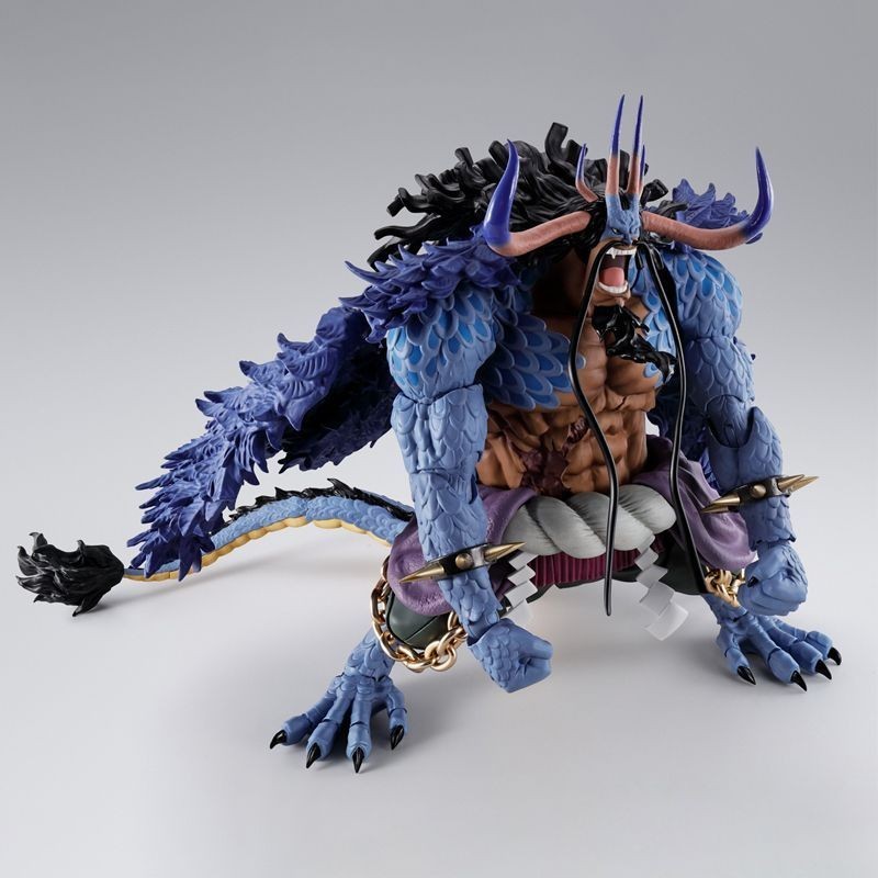 Bandai SHF One Piece One Piece Beast Kaido Human Beast Type Original Four Emperors Movable Figure ขอ