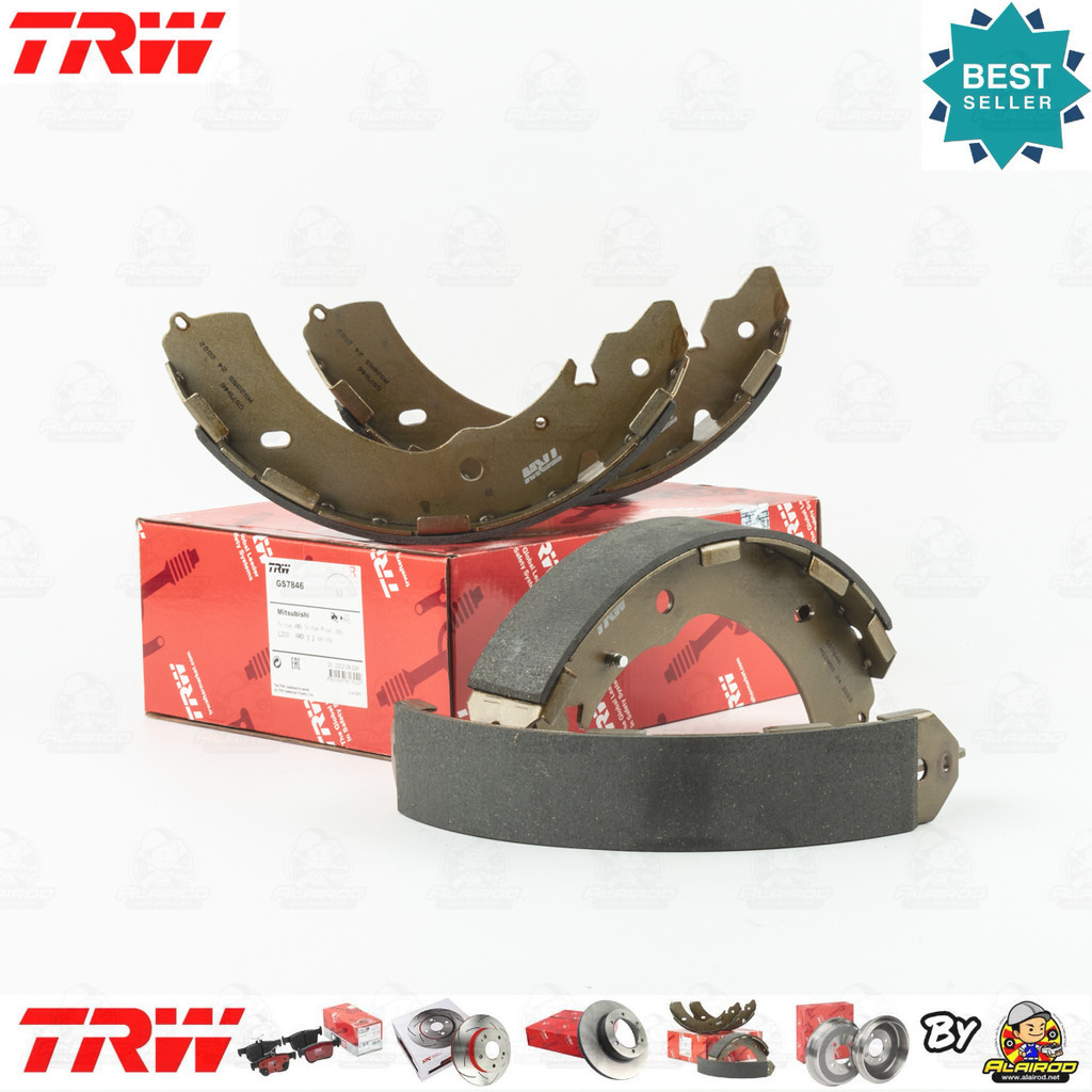 ผ้าเบรคหลัง Mitsubishi TRITON 2WD,4WD, Plus ยกเว้นเครื่อง 2500 2WD ปี 2015-2018 TRW GS 7846