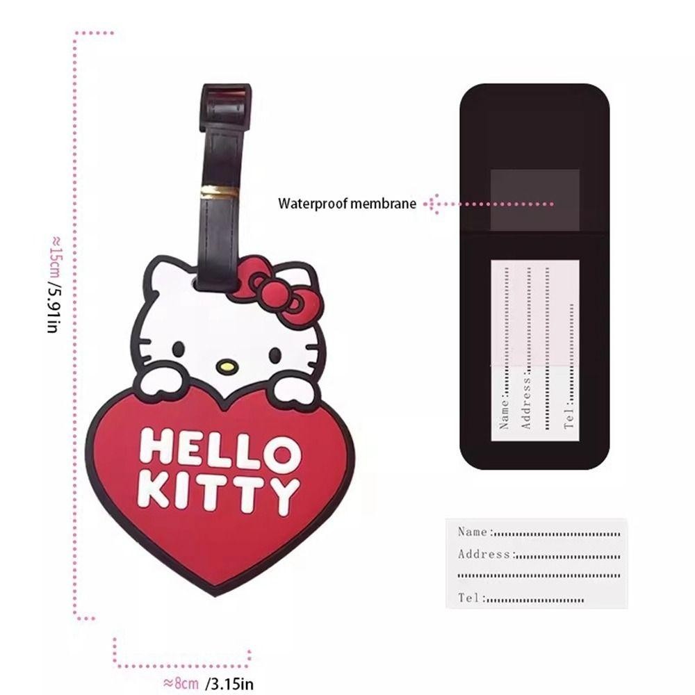 Back2life แท็กกระเป๋าการ์ตูน, Boarding Pass PVC เครื่องบินแท็กกระเป๋าเดินทาง, Fasion Kitty Cat Baggage ชื่อแท็กข้อมูลการ์ด Boarding Pass Tag หญิง