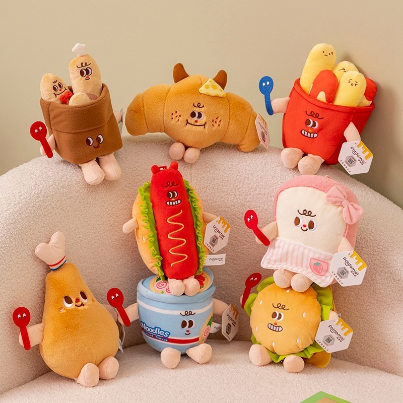การ์ตูนการ์ตูนขนมตุ๊กตาตุ๊กตาเด็กของเล่นตุ๊กตากระเป๋าเครื่องประดับเสน่ห์ของขวัญเล็กๆตกแต่งบ้านของขวัญวันหยุด